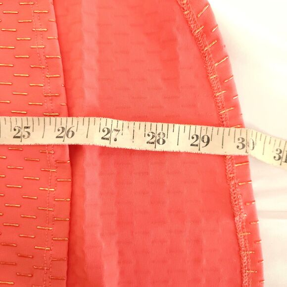 Chico's 3 Womens 16 Pink Cap Sleeve Crew Neck Blouse Top Polyester Spandex - Picture 7 of 7